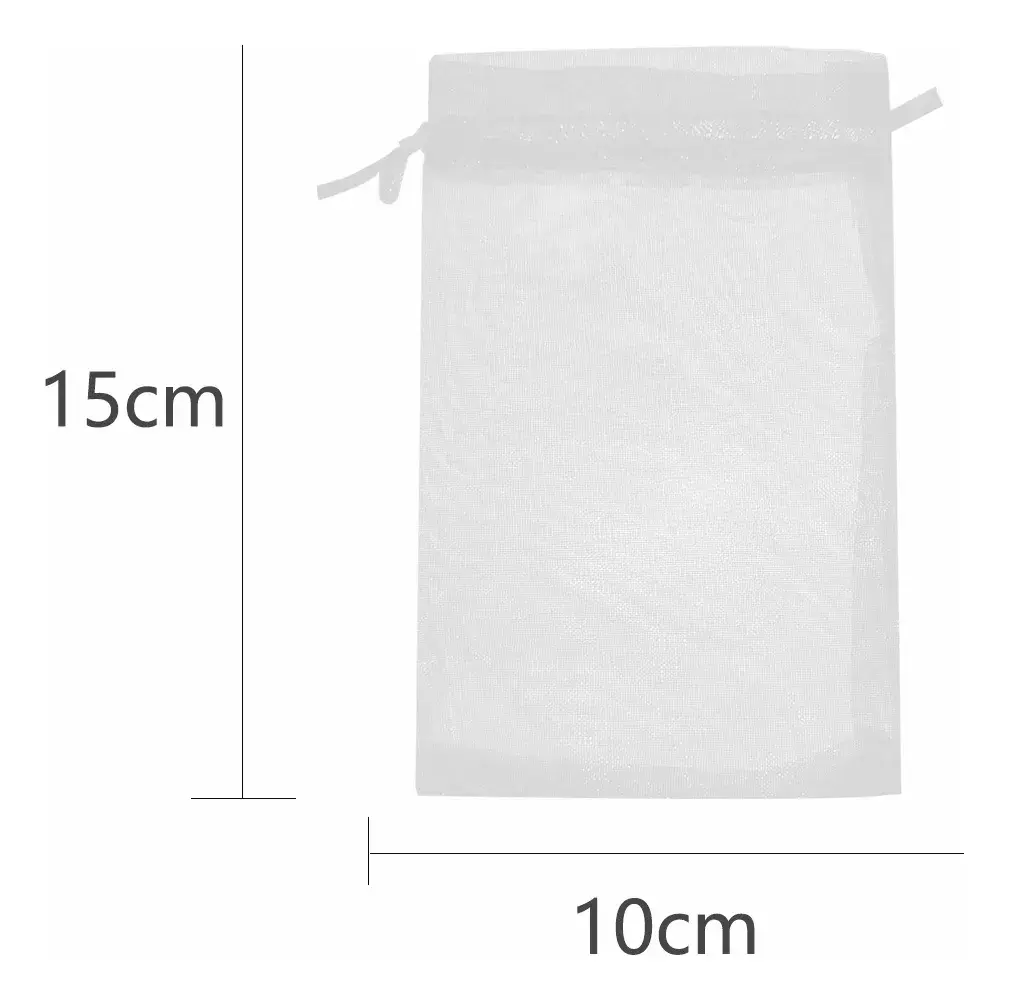 D_NQ_NP_2X_982554-MLM69624718169_052023-F-100pz-bolsas-de-regalo-de-organza-de-cordon-10x15cm.webp