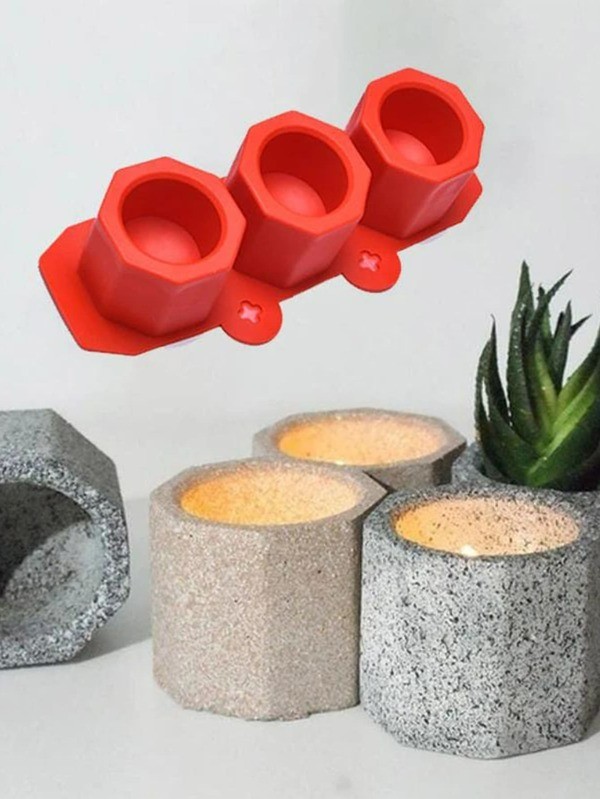 Molde triple contenedor