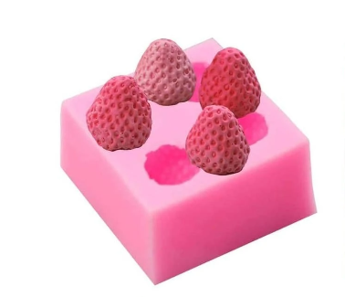 Molde Fresas 4pzas