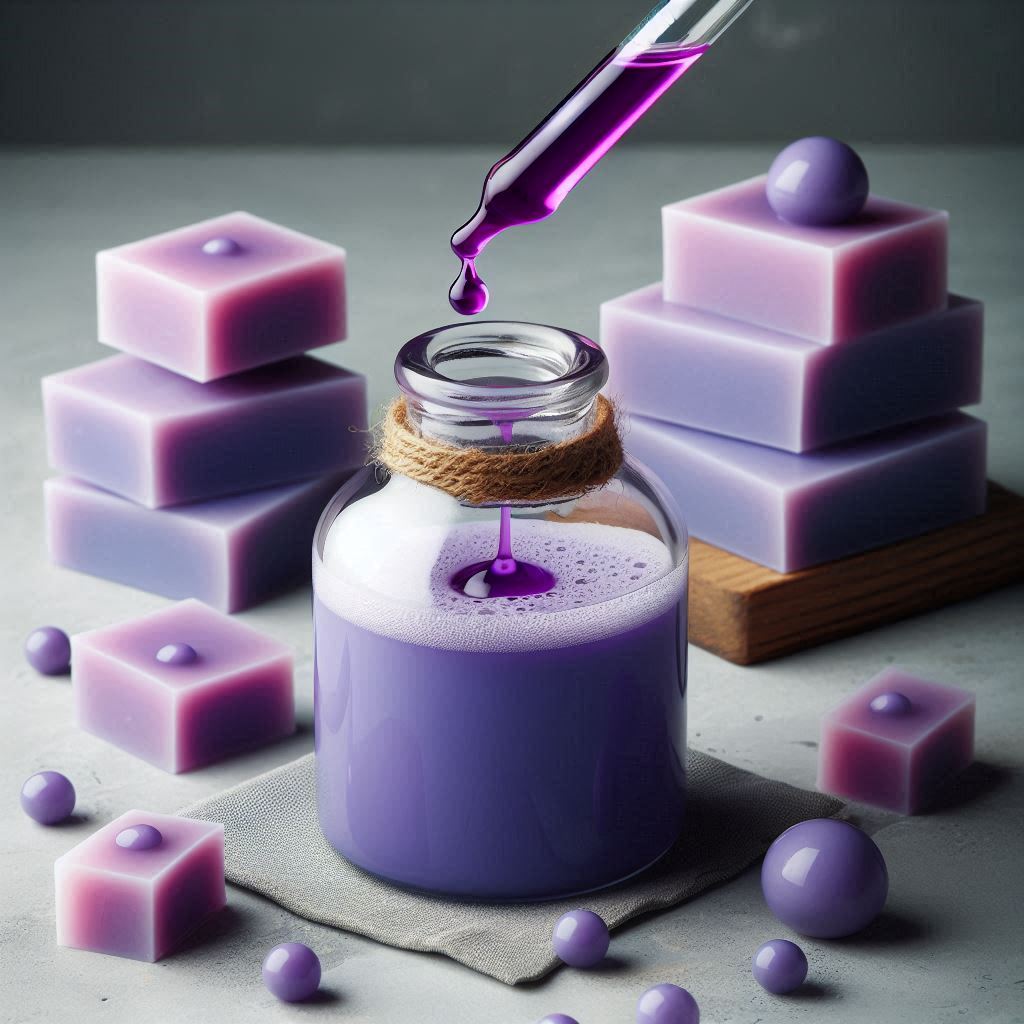 Colorante morado liquido para jabón 25ml