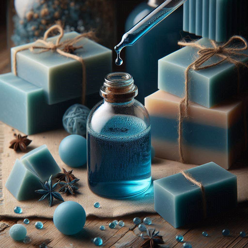 Colorante azul liquido para jabón 25ml