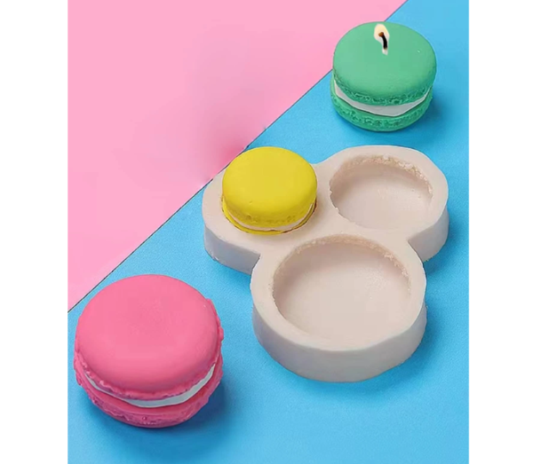 Molde Macarron Postre 3pzas