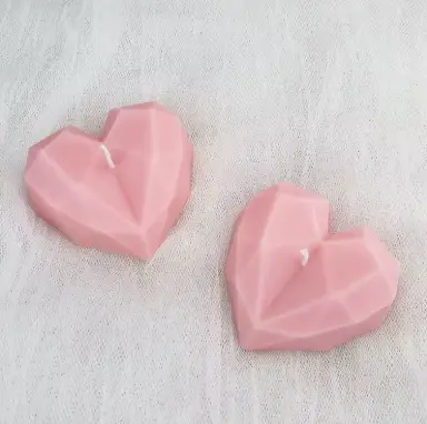 Vela Corazón Diamante individual