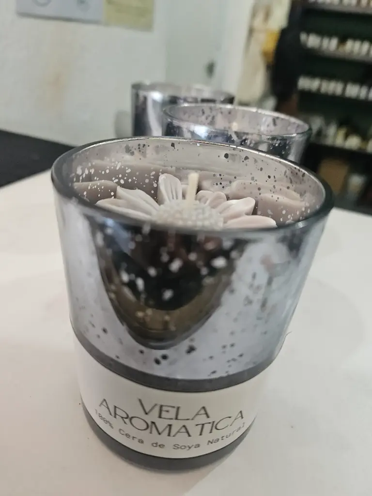 Vela aromatica con Flor 190g