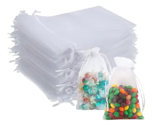 10pzas Bolsita de Organza 13x18cm