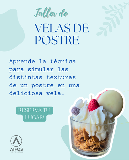 Aprende a crear velas tipo postre 🍰